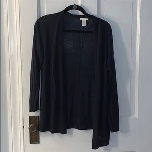 H&M dark navy blue cardigan